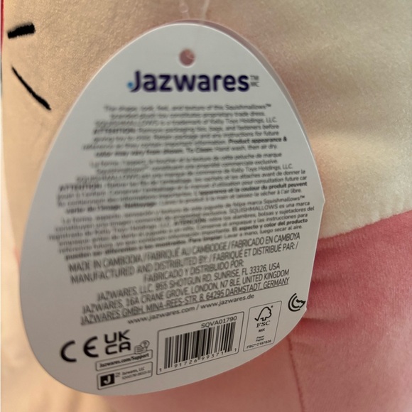 Squishmallows Susan Q. Calico Cat 16” plush stuffed animal - NWT - Picture 9 of 9